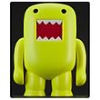 Domo 4-Inch Black Light Yellow Vinyl Figure